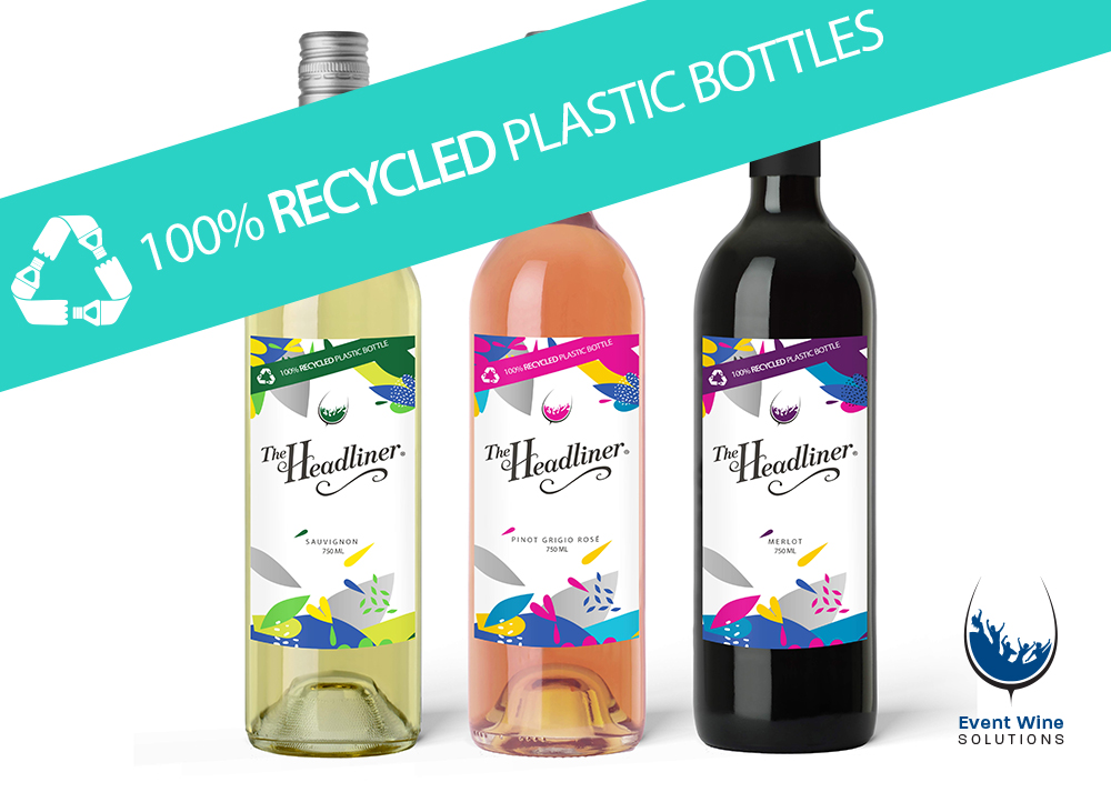The Headliner 100% recycled plastic bottles drink brand sustainability initiative