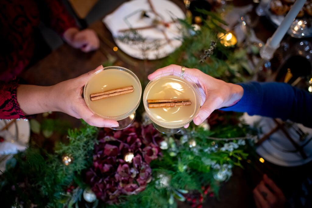 Festive cocktails made for Life Kitchens by The Cocktail Service